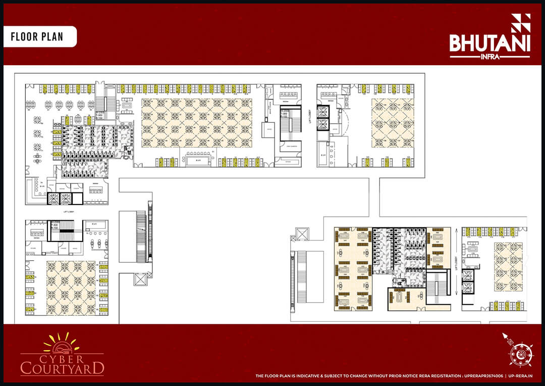 Cyberthum by Bhutani Infra Retail Floor Plan 